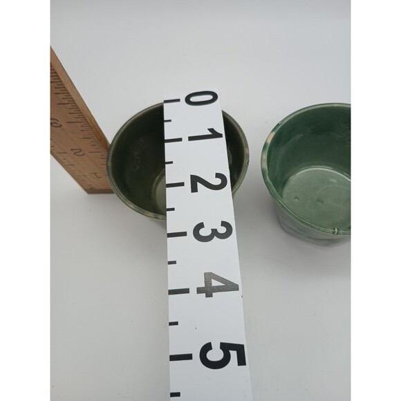 Vintage Tashiro Shoten Celadon Green Egyptian Revival Tea Cup Made In Japan - Picture 5 of 8